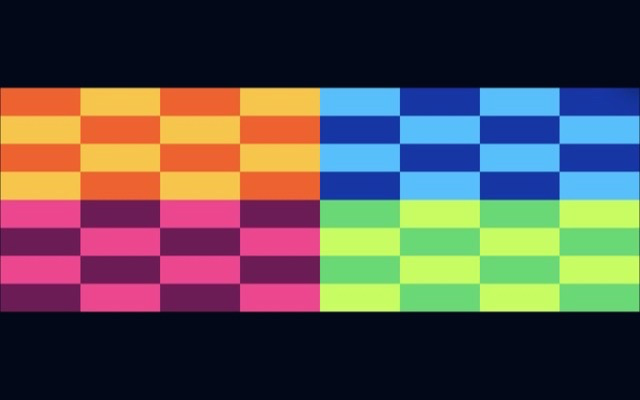 Four checker textures selected from fixed descriptor arrays
