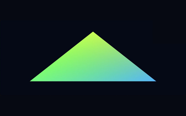 Compute-generated triangle colored after resolving compute and render pass timestamps